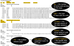 ADA Web Compliance Team Full Report